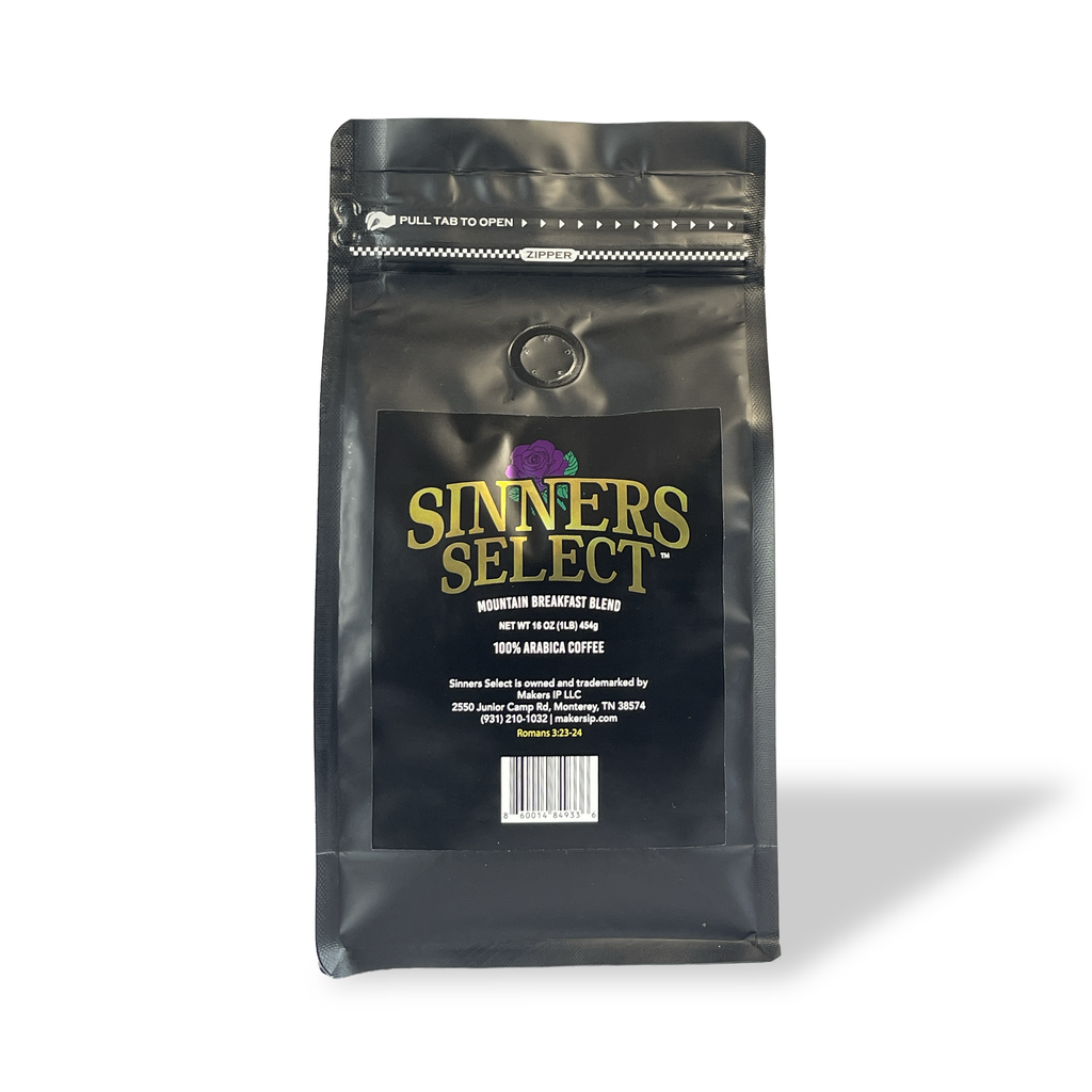 Sinners Select Colombian Breakfast Blend Coffee - Fresh Roasted Single-Origin Morning Coffee