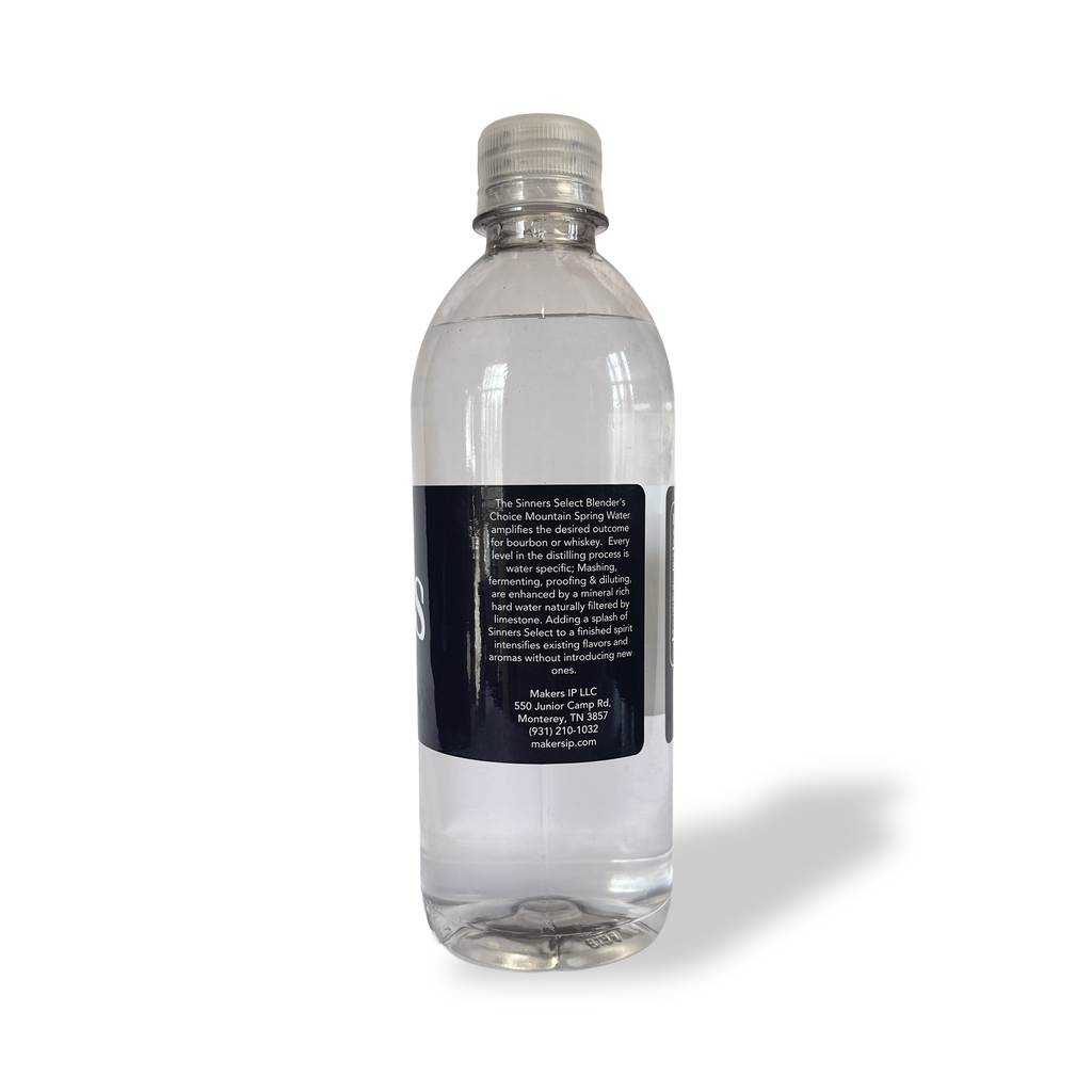 Kentucky Limestone Spring Water by Sinners Select - Crisp Mineral-Rich Mountain Spring Water